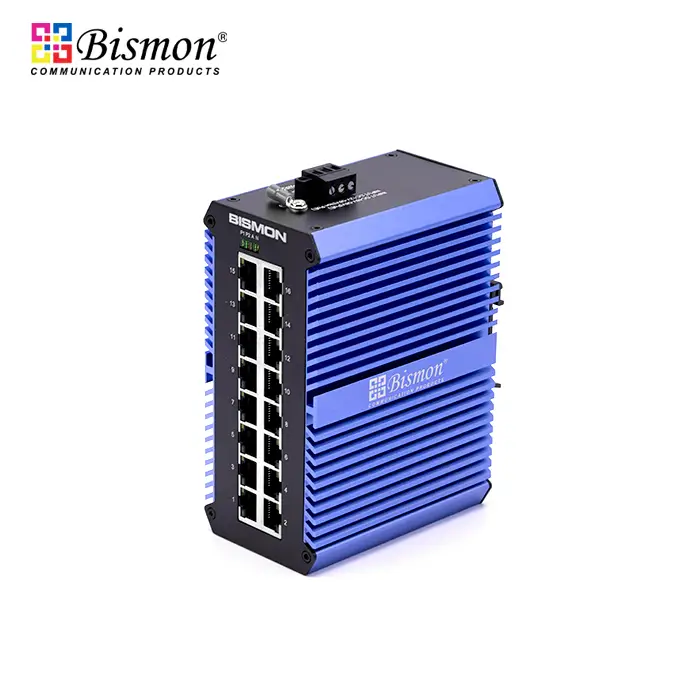 16x10/100/1000Base-T Industrial Switch Unmanaged